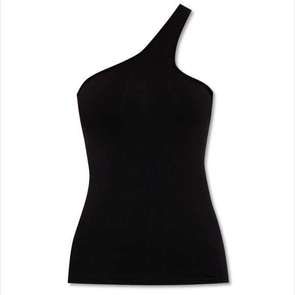 NWT HELMUT LANG Cutout One-Shoulder Tank Top - Black | Size: Xs/S | Tank top - Picture 7 of 9
